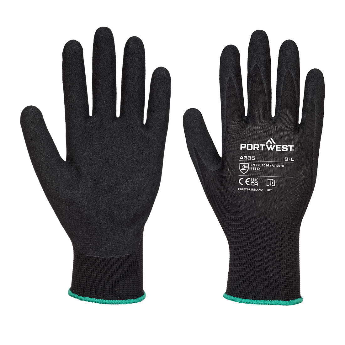A335 - Dermi-Grip NPR15 Nitrile Sandy Glove