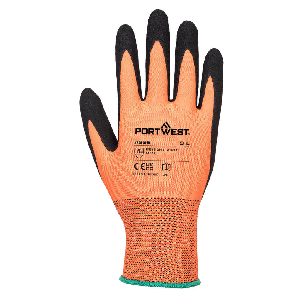 A335 - Dermi-Grip NPR15 Nitrile Sandy Glove