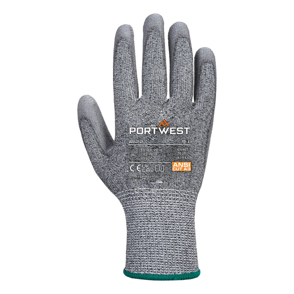 A622 - MR Cut PU Palm Glove