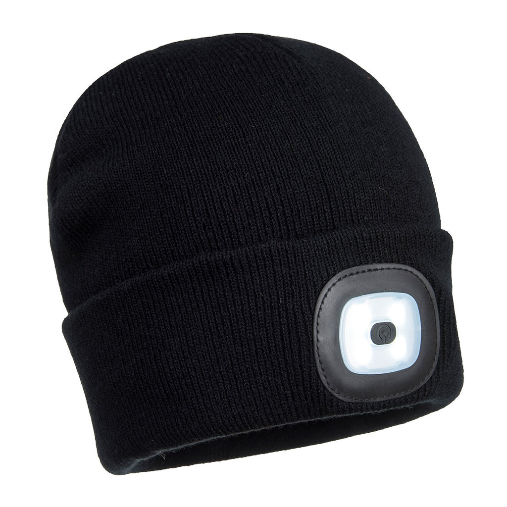 B029 - Beanie LED Head Light USB Rechargeable