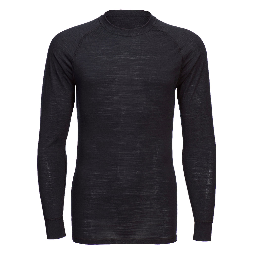 B183 - Merino Wool Crewneck Baselayer Top