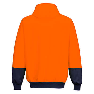 B327 - Hi-Vis Contrast Zipped Class D Hoodie
