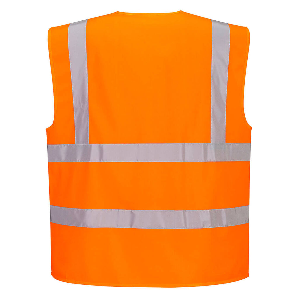 C375 - Hi-Vis Zipped Band and Brace Vest