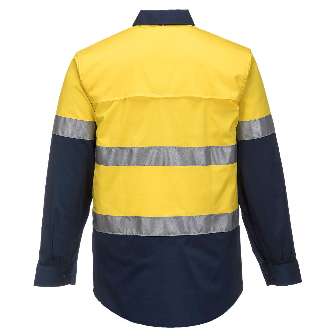 MA801 - Hobart Hi-Vis Lightweight Contrast Shirt L/S