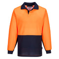 MF213 - Hi-Vis Cotton Comfort Contrast Class D Polo Shirt L/S