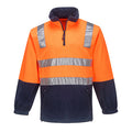 MF215 - Hi-Vis Contrast 1/4 Zip Polar Fleece