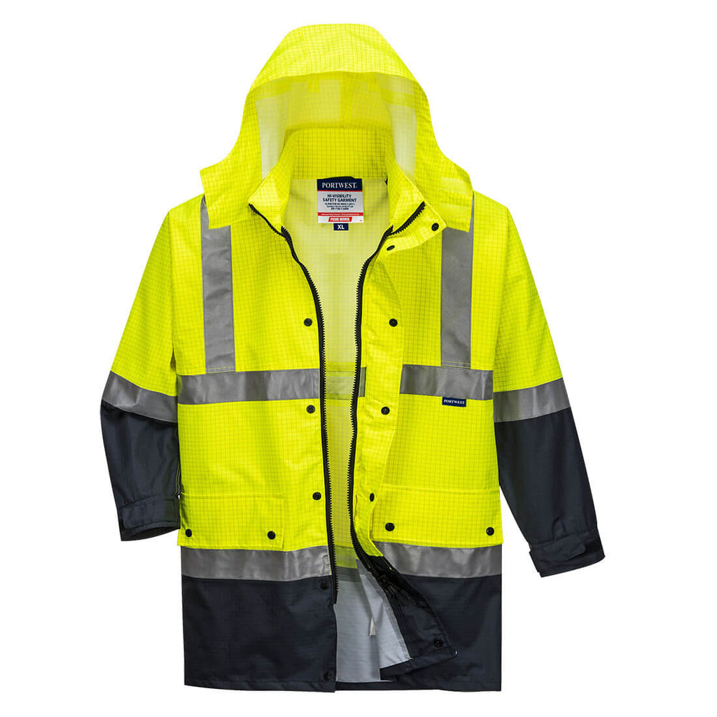 MJ370 - Mackay Hi-Vis Anti-Static Rain Traffic Jacket