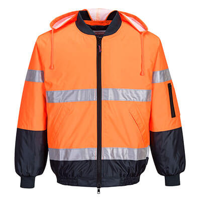 MJ504 - Hi-Vis Contrast Bomber Jacket