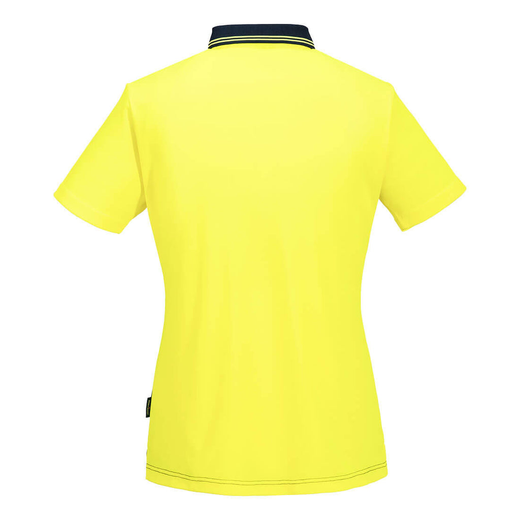 ML211 - Hi-Vis Women's Cotton Comfort Contrast Class D Polo Shirt S/S