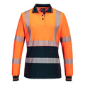 ML212 - Hi-Vis Women's Cotton Comfort Polo Shirt L/S