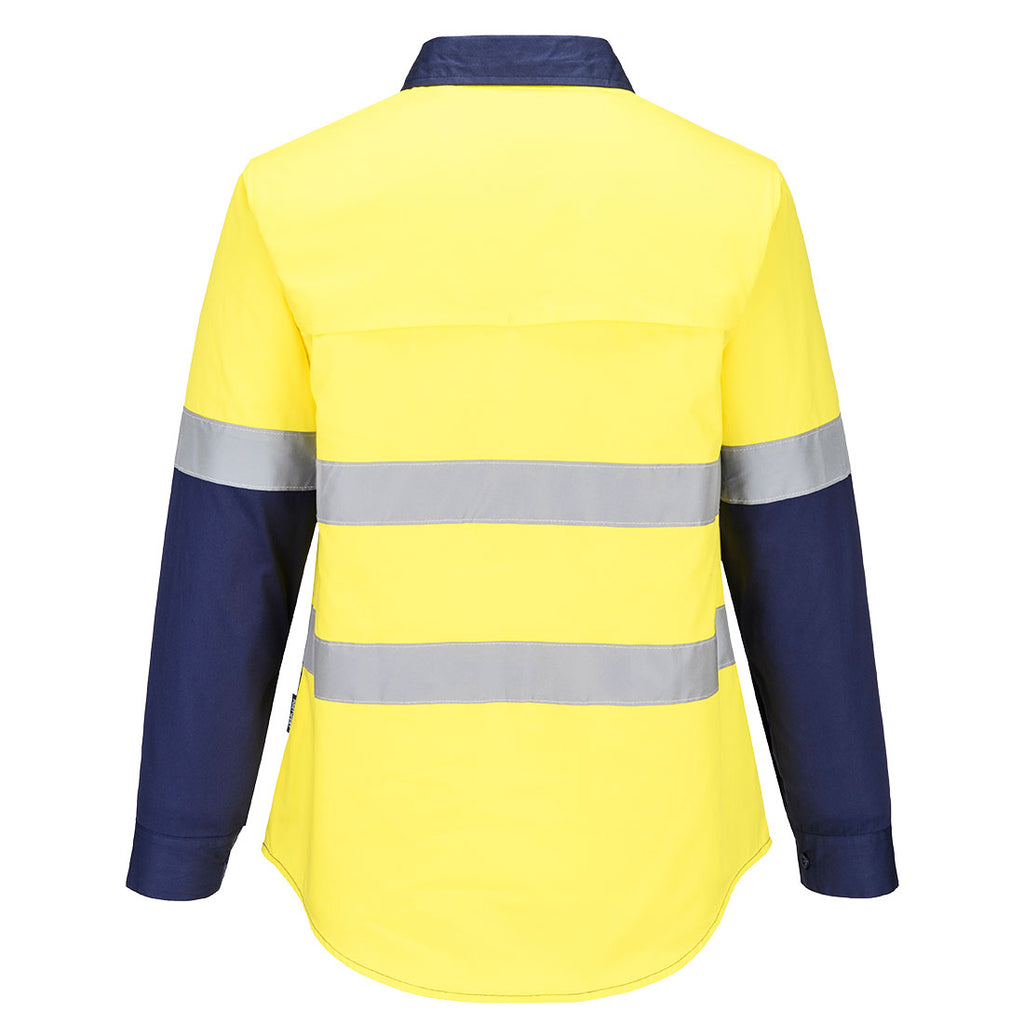 ML803 Hi-Vis Women's Lightweight Contrast Shirt L/S