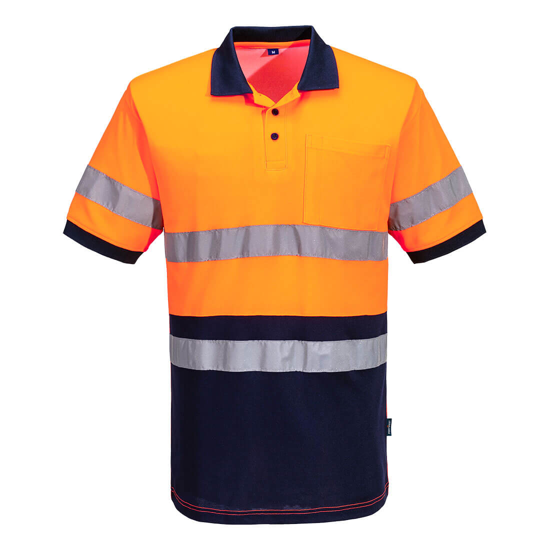 MP410 - Hi-Vis Class D/N Contrast Polo shirt S/S