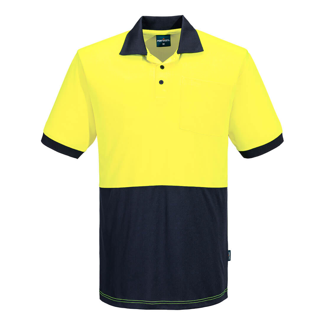 MP610 - Hi Vis Class D Contrast Polo Shirt S/S