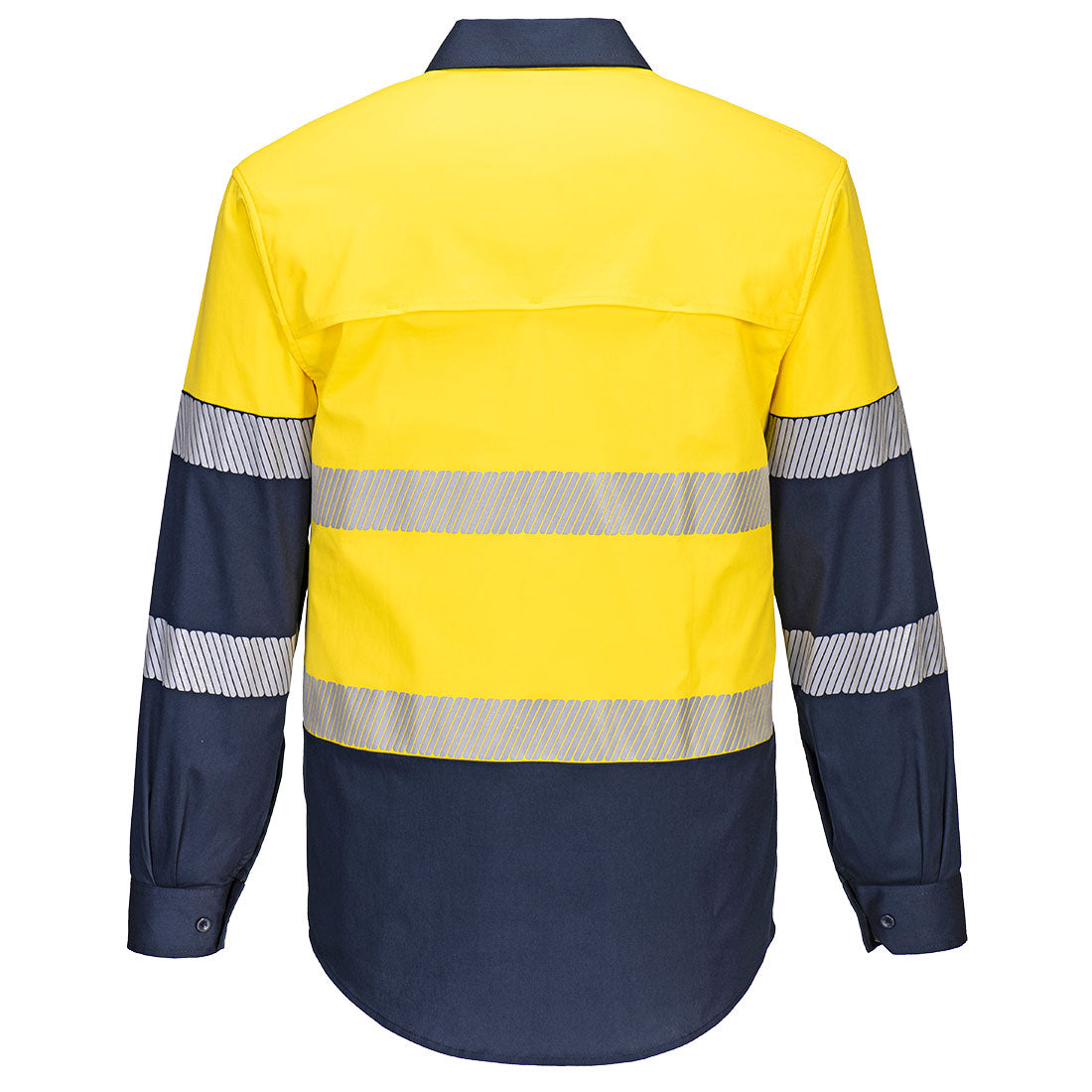 MS105 - Hi-Vis Stretch Contrast Shirt L/S