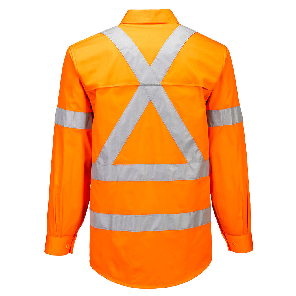 MX301 - Hi-Vis Lightweight X Back Shirt L/S