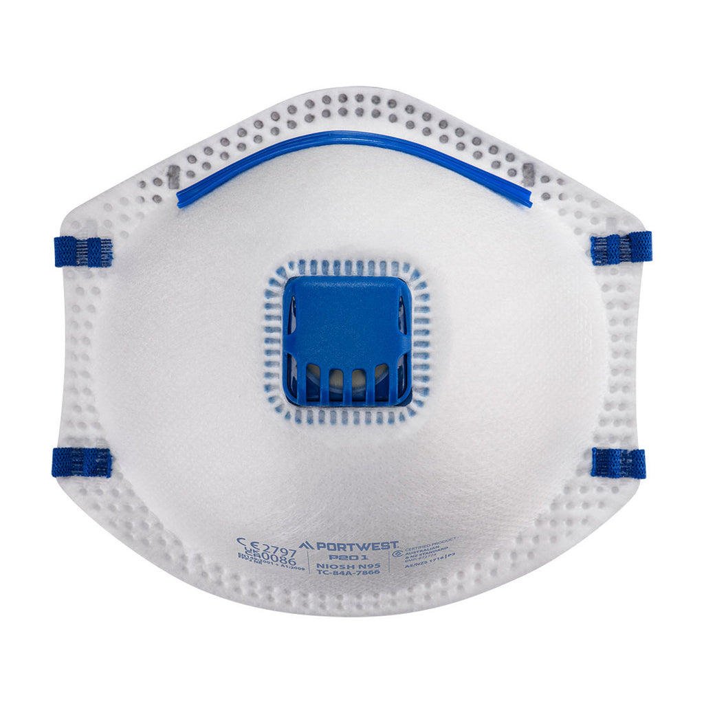 P201 - FFP2 Valved Dust Mist Respirator (Pk10)
