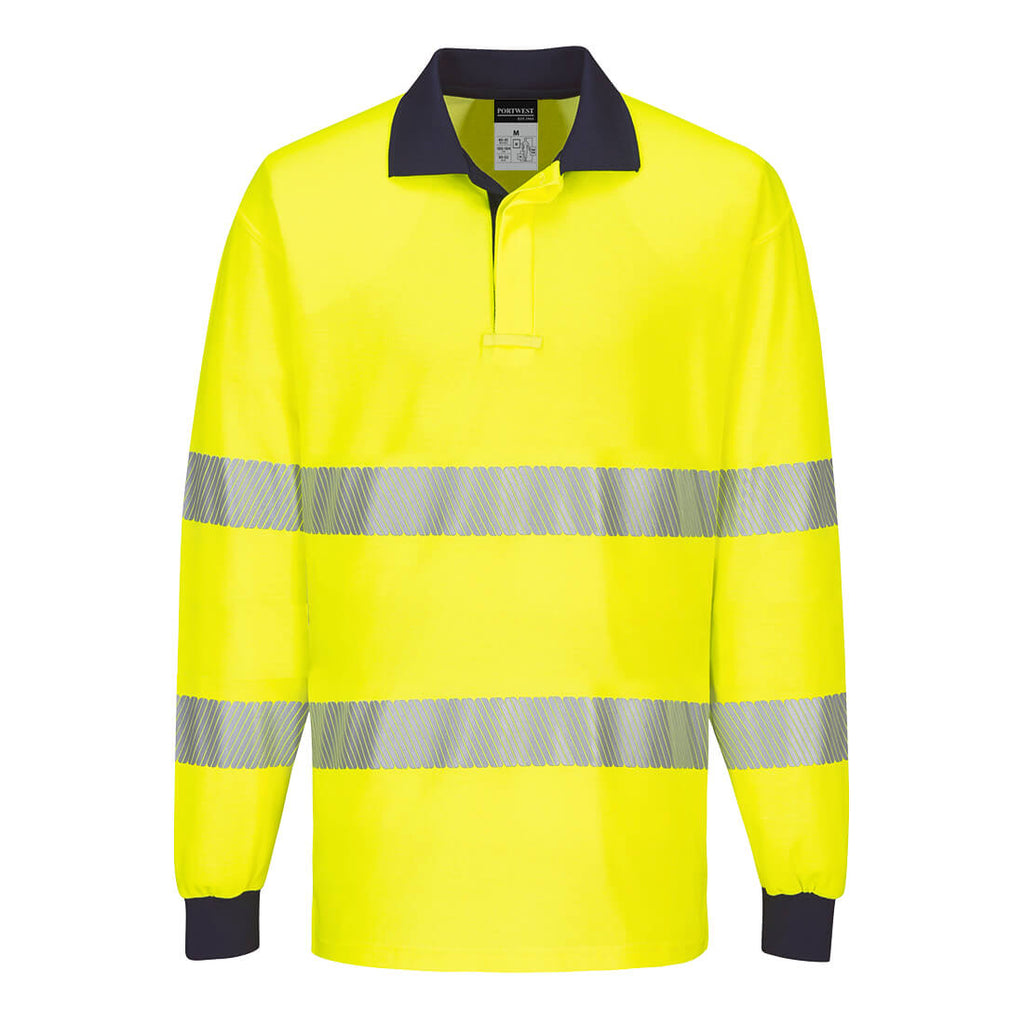 T186 - PW3 Hi-Vis Polo Shirt L/S