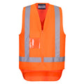 TM310 - TTMC-W17 Hi-Vis X Back Zipped Vest