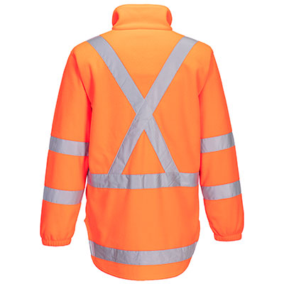 TM601 - TTMC-W17 Hi-Vis X Back 1/4 Zip Polar Fleece